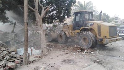 الانتهاء من إزالة عشش المهاجرين بالمرج| صور 