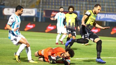 بيراميدز يتقدم على المقاولون بهدفين فى الشوط الأول