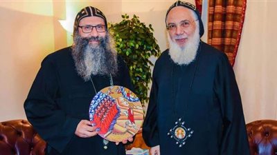 أسقف دير المحرق يشارك في احتفالات شهداء ليبيا