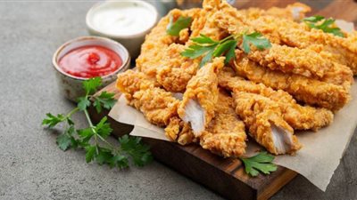 طريقة عمل ستربس الدجاج