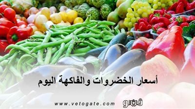 اسعار الخضروات والفاكهة اليوم
