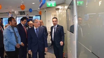 افتتاح فرع بنك التنمية الصناعية في المنيا