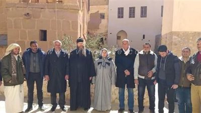 توصيل شبكة المياه لدير سانت كاترين| صور