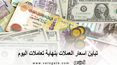 تباين أسعار العملات بنهاية تعاملات اليوم.. والدولار يسجل 15.66 جنيه