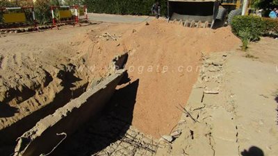 ردم ملجأ إيواء قديم في رأس غارب بالبحر الأحمر | صور