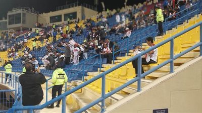 جماهير الزمالك ضعف مشجعي الترجي في ملعب السوبر الأفريقي| صور