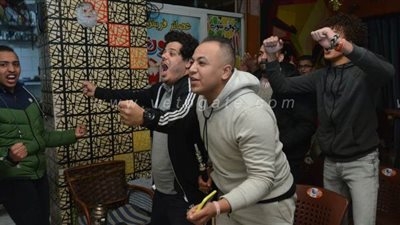 فرحة جماهير الزمالك بالجيزة بعد إحراز الهدف الأول في شباك الترجي | صور