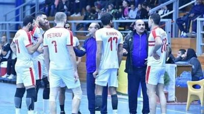 الزمالك يفوز على طنطا في دوري الطائرة