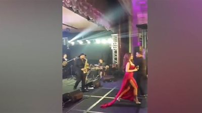 بفستان أحمر جذاب.. هيفاء وهبي تحيي أقوى حفلات عيد الحب بفندق الماسة | فيديو