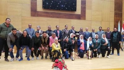 فوز جامعة طنطا بالمركز الأول على مستوى الجامعات المصرية خلال أسبوع شباب الجامعات بسوهاج