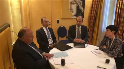 وزير الخارجية يلتقي نظيرته النرويجية على هامش مؤتمر ميونخ للأمن