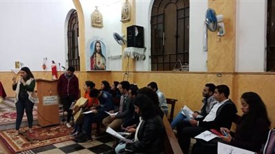 لجنة الشباب الكاثوليكية تنظم لقاءها السنوي بكنيسة حدائق القبة