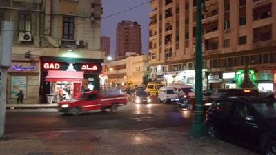 هطول أمطار على محافظة الإسكندرية