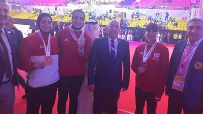 3 فضيات وبرونزية جديدة لمصر في بطولة البريميرليج للكاراتيه