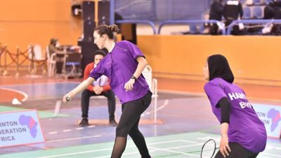 زوجي سيدات الريشة الطائرة يفوز بذهبية أفريقيا | صور