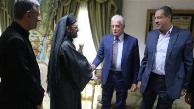 محافظ جنوب سيناء يستقبل مطران الأقباط الكاثوليك