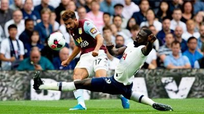 تريزيجيه يشارك في خسارة أستون فيلا أمام توتنهام 3-2