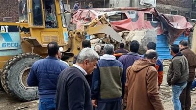 إزالة التعديات على أراضى أملاك الدولة فى الإسكندرية