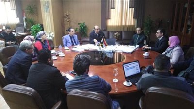 لجنة لفحص أعمال المتقدمين لمهرجان المنصورة الرقمي الأول للمواهب 2020 | صور 