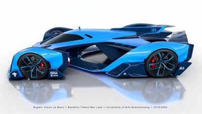 بوجاتي الرياضية تخطف الأنظار في مسابقة 