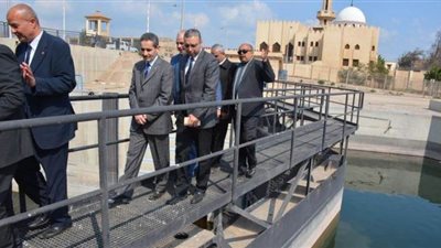 محافظ الغربية يتفقد أعمال تطوير قناطر دهتورة بزفتي