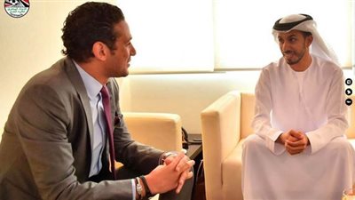 فضل والعطار يزوران مقر الاتحاد الإماراتى استعدادا للسوبر | صور