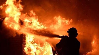 حريق داخل عقار سكني بمدينتي