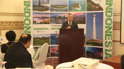 بعد أن أصبحت قبلة المصريين.. سفارة إندونيسيا بالقاهرة تلتقي شركات السياحة للتعريف بمعرض بالي | صور