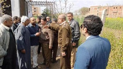 تقنين أوضاع 7 حالات تعد على أملاك الدولة بالشرقية | صور