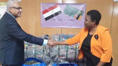 مصر تقدم مساعدات إنسانية لدولة زامبيا