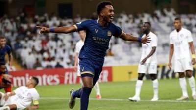 النصر السعودي يفوز على العين الإماراتي 1/2 في عقر داره بدوري أبطال آسيا