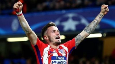 ساؤول يحرز الهدف الأول لأتلتيكو مدريد في مرمى ليفربول