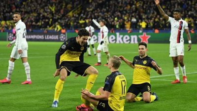 بوروسيا دورتموند يفوز على باريس سان جيرمان 1/2