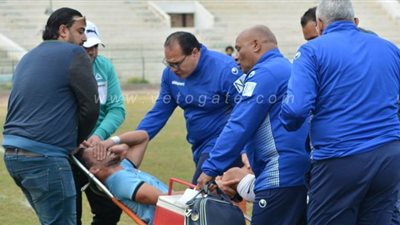 الأشعة تثبت إصابة لاعب خط وسط المحلة بقطع في الرباط الصليبي