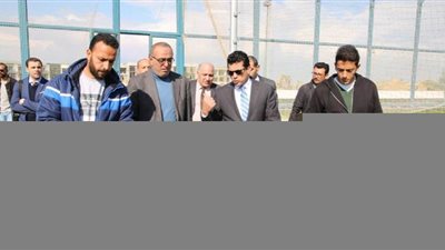 أشرف صبحي يتفقد المنشآت الرياضية بمدينة ٦ أكتوبر| صور