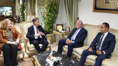 محافظ  جنوب سيناء يستقبل السفير البريطانى بالقاهرة | صور