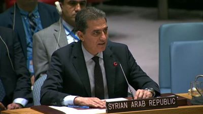 مندوب سوريا في مجلس الأمن يوبخ نظيره التركى: نظام بلدك إرهابى وحرامى| فيديو
