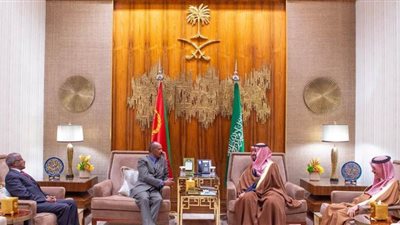 تفاصيل لقاء ولي العهد السعودي مع رئيس إريتريا