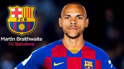 برشلونة يتعاقد مع برايثويت بشرط جزائي 300 مليون يورو