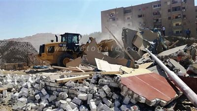 إزالة ٦١ حالة تعد على أملاك الدولة في أسوان