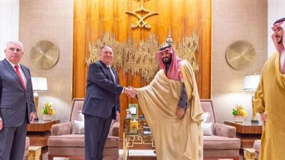 محمد بن سلمان يلتقي وزير الخارجية الأمريكي