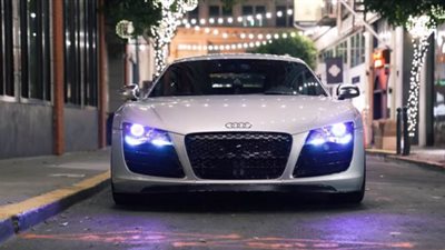 أودي R8 من أقوى السيارات الرياضية | فيديو