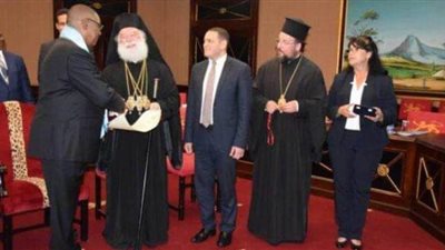 رئيس مالاوي يستقبل بطريرك الروم الأرثوذكس