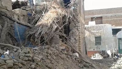 انهيار 5 منازل بقرية المعتمدية بالمحلة بسبب 