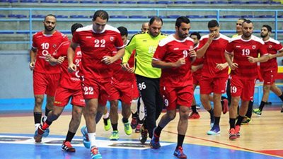 الأهلي يفوز على البنك الأهلي في دوري اليد