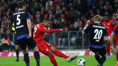 بايرن ميونخ يقتنص فوزا صعبا من بادربورن 2/3 في الدوري الألماني