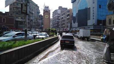 هطول أمطار ورياح محملة بالأتربة على مدن الغربية | صور