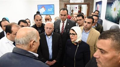 وزيرة الصحة تشيد بالعمل في مستشفى أطفال النصر التخصصى ببورسعيد | صور