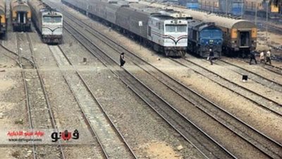 مصرع عامل دهساً أسفل عجلات قطار بالمنيا