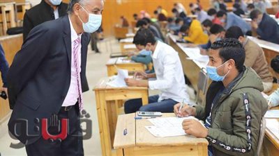 جولة تفقدية لرئيس جامعة جنوب الوادي بلجان امتحانات الفترة المسائية